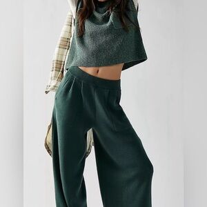 Free People Beach FREYA SWEATER SET 🔥Emerald Spell Combo- XL